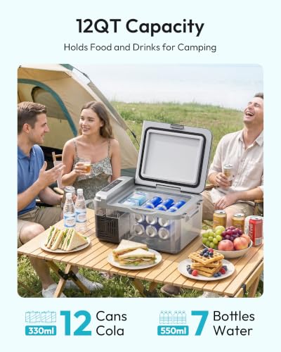 EUHOMY 12QT Portable Car Fridge