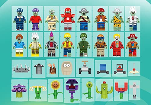 Jhesao 687 Pcs Plants And Zombies Toys Assembly Action Figures Pvz Assemblable Toys Set 1 2 Series Great Gifts For Kids And Fans,Birthday And Christmas Party New #TOP3