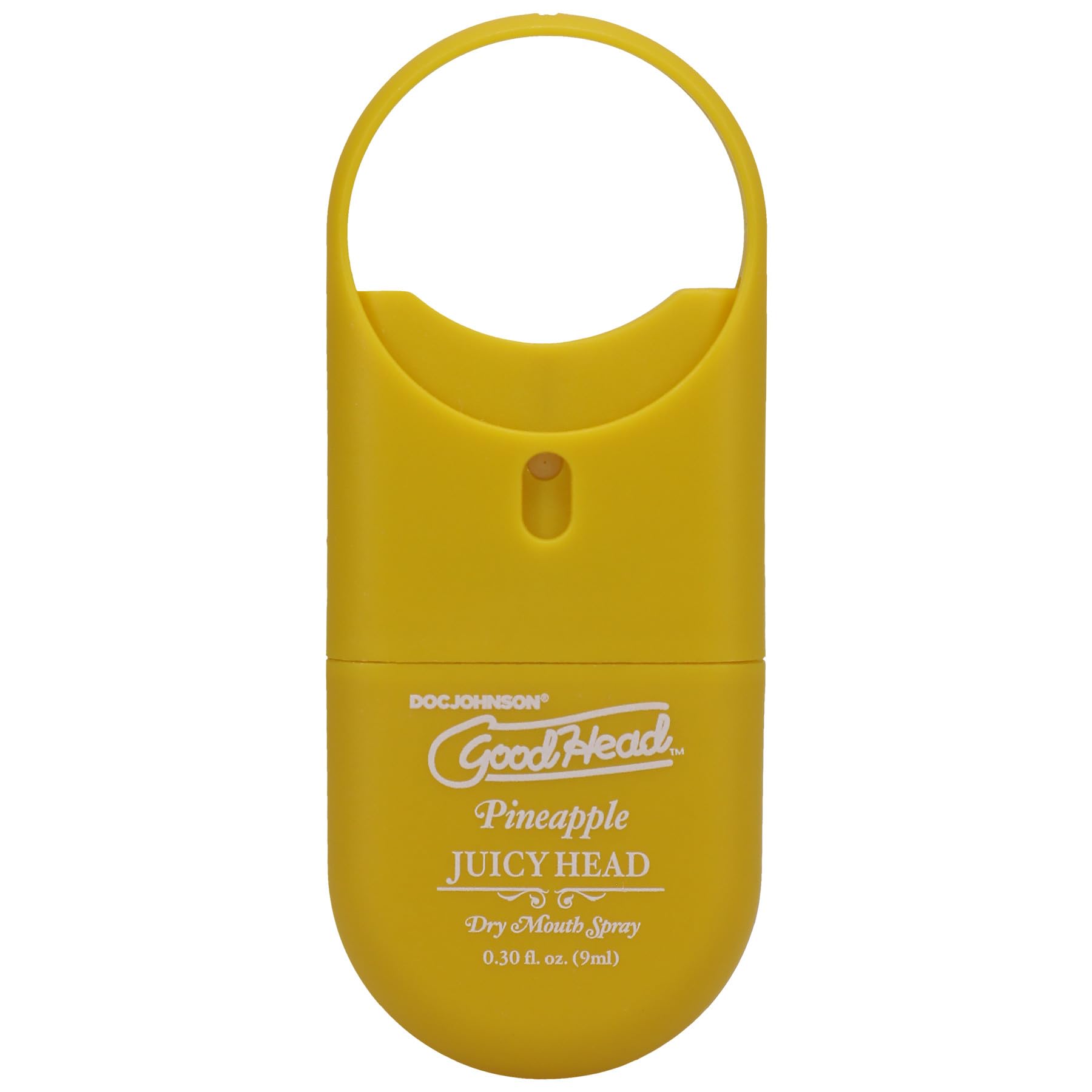 Doc Johnson GoodHead - Juicy Head Dry Mouth Spray to-Go - Instantly Moisturize Your Mouth - Pineapple - 0.30 fl. oz. (9ml)