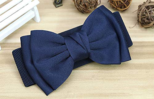 Bowknot Cute Wide Elastic Stretch Waist Belt for Girls Dress Accessories3
