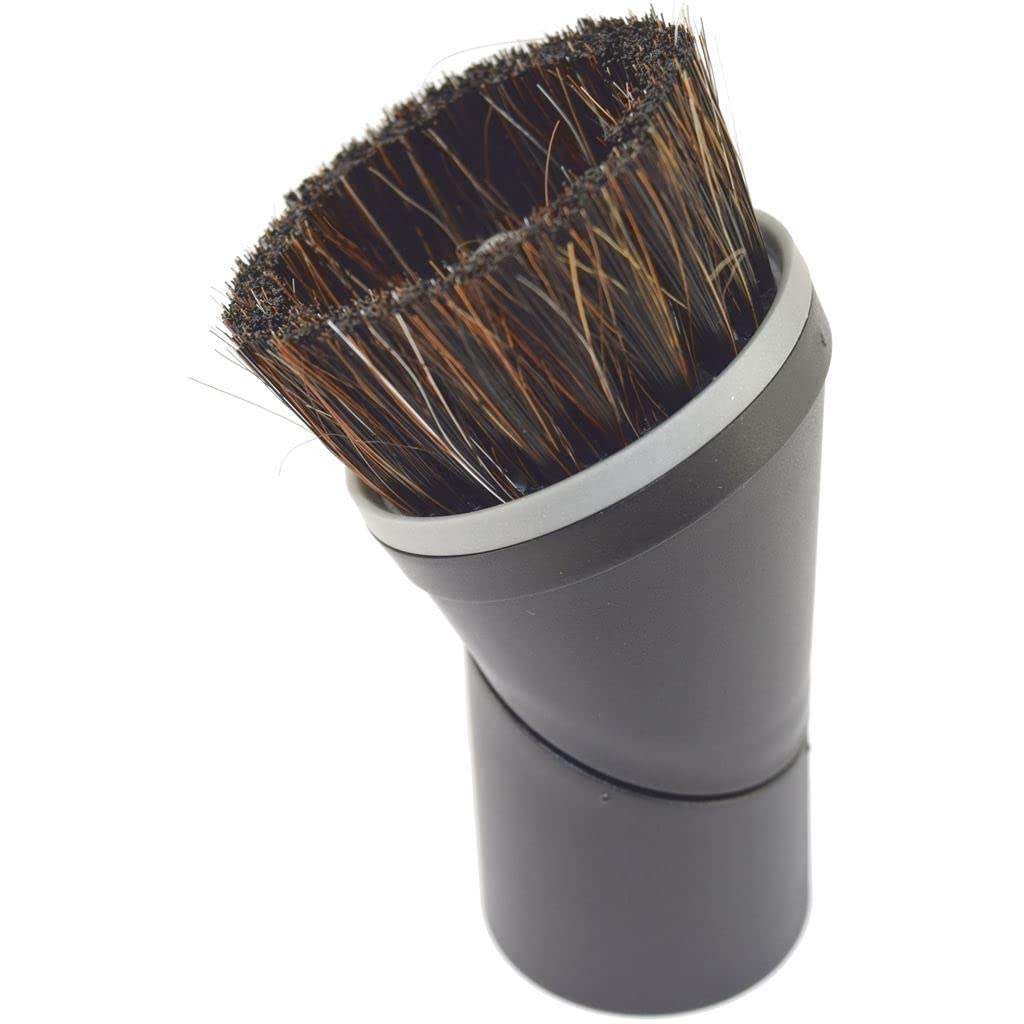 Ufixt Vacuum Cleaner Round Dusting Brush | 35Mm Swivel Head Tool | Soft Natural Bristles | Compatible With Miele S275i S290