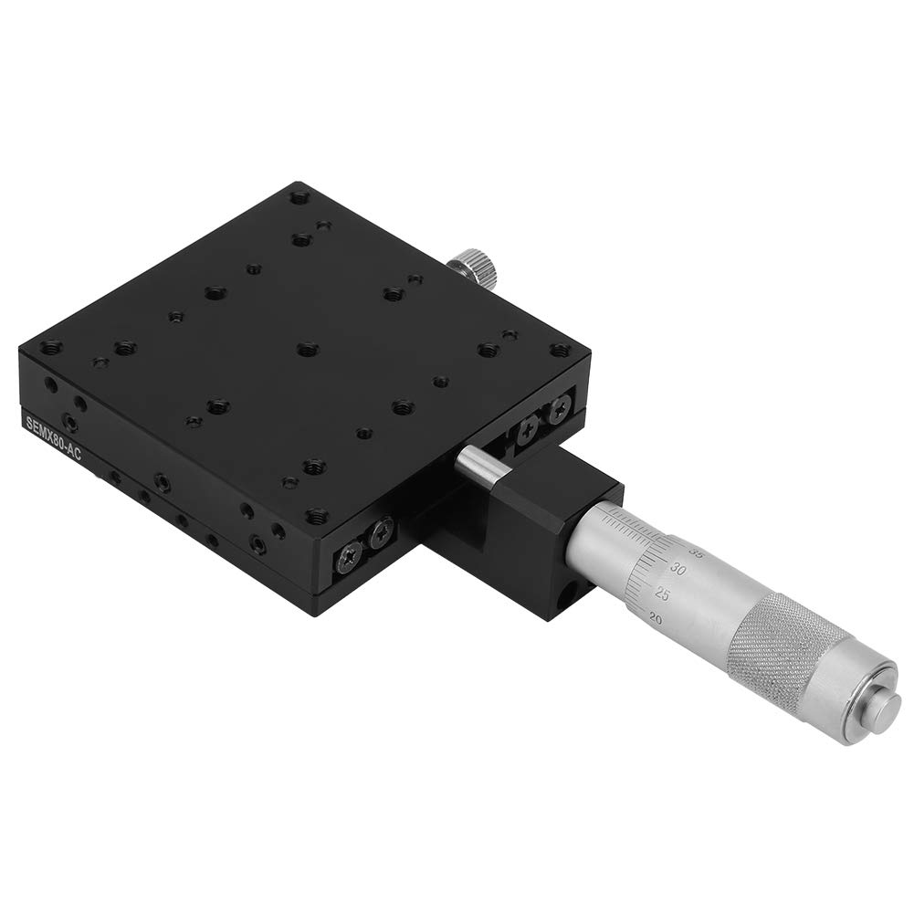 X Etapa Lineal, Deosdum X Y Tisch X Mikrometer Manuelle Feinabstimmung Kreuzrollen-Präzisions-Lineartische 80 X 80 Mm Mikrometer-Positionierungsschlitten