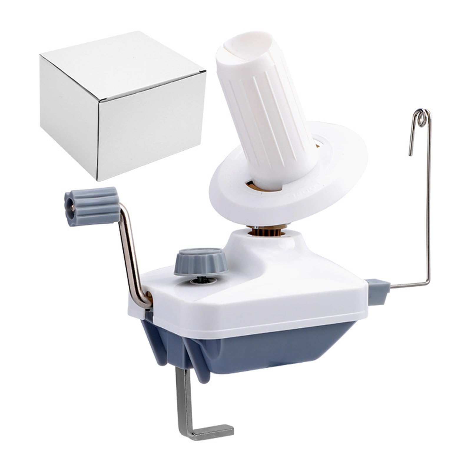 Kalttoy Hand Cranked Yarn Winder ABS Metal Yarn Winding Machine with Anti Slip Base for Knitting Enthusiasts Sewing Project Manual Winder