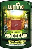 Cuprinol 5191665 Less Mess Fence Care Exterior Woodcare, Autumn Red