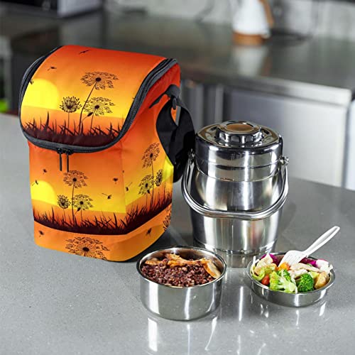 Lonchera para el trabajo y picnic Blowball Sunset bolsa térmica portátil 7