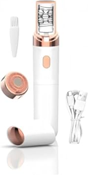 Epil Pro 3.0 Women Face Epilator - Painless Hair Remover for Face, Eyebrows, Lip, Chin, Arms, Underarms White