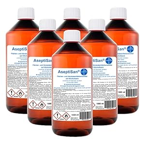 AseptiSan Händedesinfektionsmittel 6 x 1000 ml