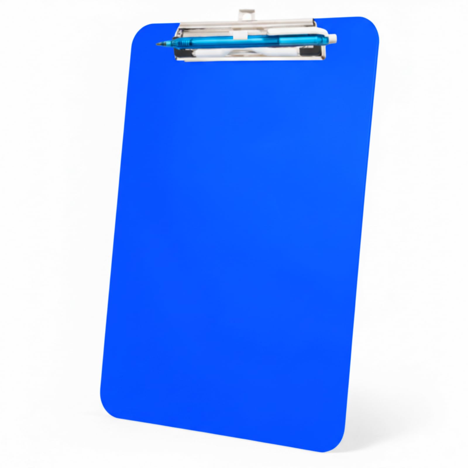 TFDLCG zm Blue Plastic Clipboard with Pen Holder,Nursing Clipboard Standard Letter A4 Size,Thickened Clip Boards 8.5x11,Hanging Clipboards for Men