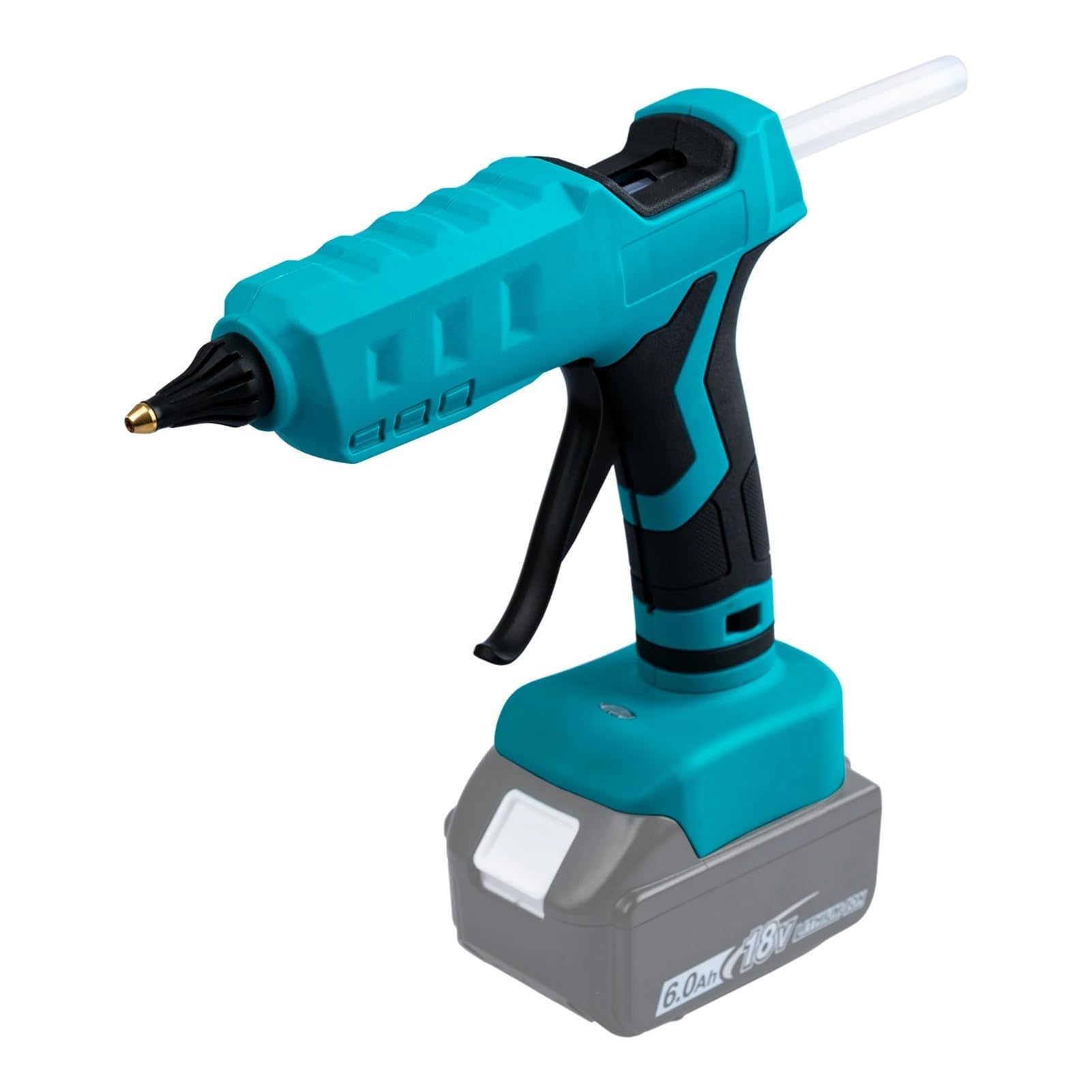 Pistolet do klejenia na gorąco 100W bezprzewodowy pistolet do klejenia na gorąco z 10 szt. 11mm kleje w sztyfcie Home DIY elektryczne narzędzie do naprawy ciepła do prac rzemieślniczych, majsterkowani