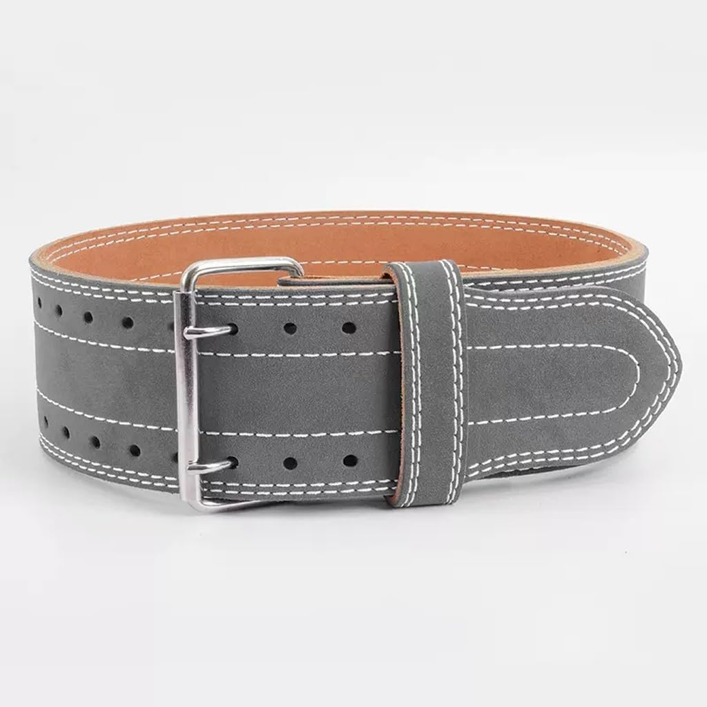 Powerlifting Fitness Belt Squat Deadlift Equipo Deportivo de Levantamiento de Pesas for Hombres Cuero de Vaca(3-Pack,S Code)