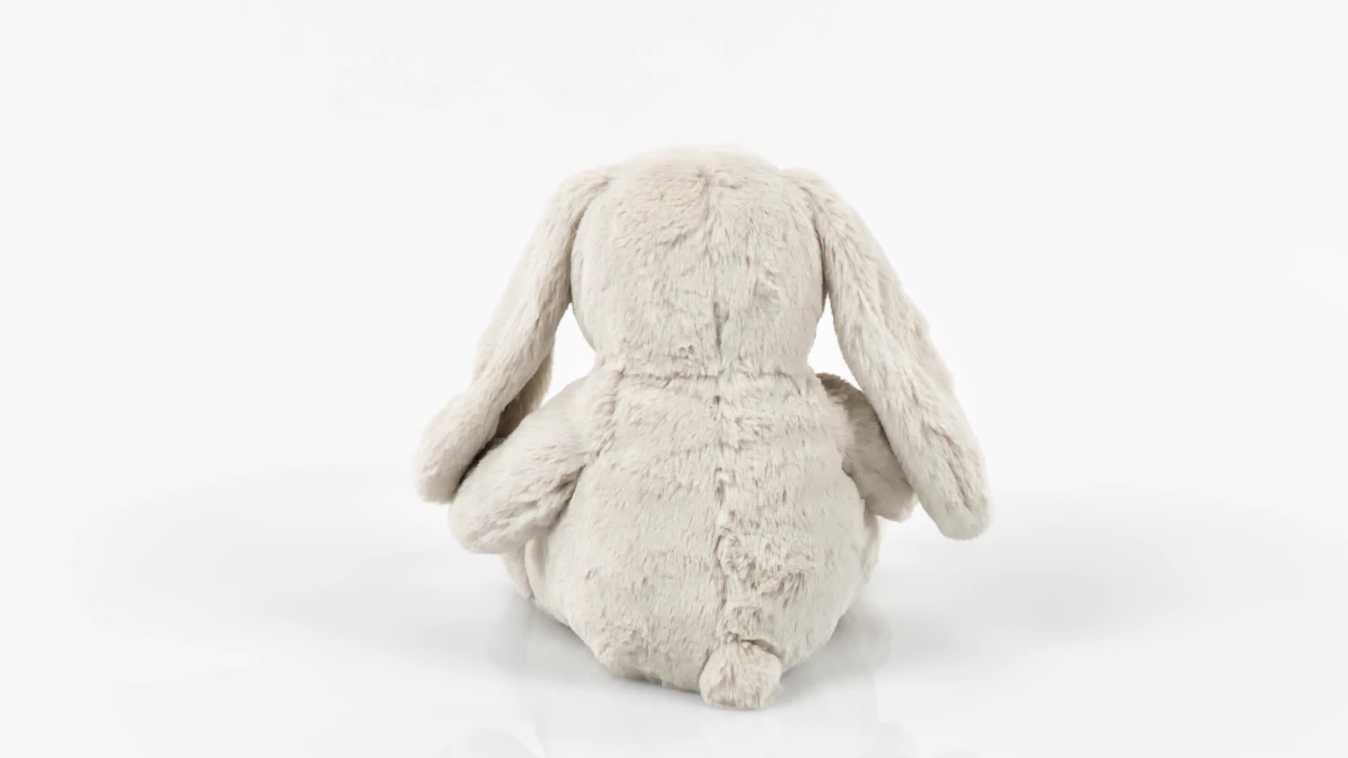 Steiff Hoppie Coniglietto Peluche 18 Cm, Grigio Chiaro, Orecchie A Farfalla, Morbido, Lavabile In Lavatrice, Per Coccole E Gioco, Soft Cuddly Friends