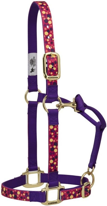 Weaver Leather Quatrefoil Patterned Adjustable Chin and Throat Snap Halter