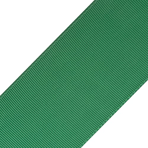 Fondersy 50mmX 91M Solid Grosgrain Ribbon for Gift Wrapping Parties Wedding Decoration, Crafts Sewing(Forest Green) - Image 2