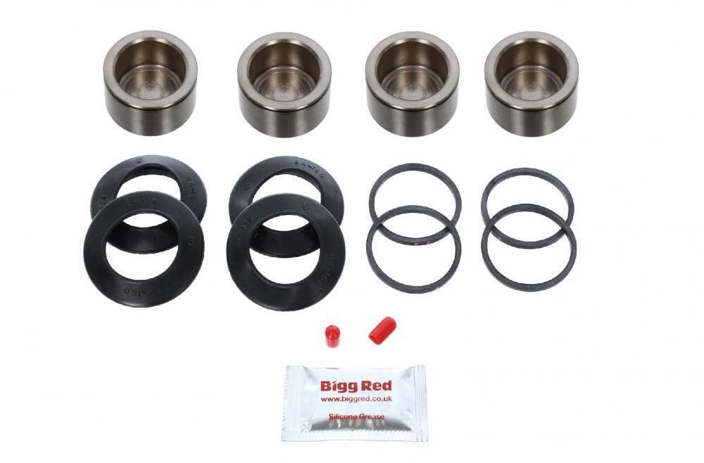 Freno de Pinza de Pistón Kit Reparación Juntas - Delantero Izquierdo y Derecho - Para Girling Doble 43mm Diámetro Pistón Pinzas de Freno - Compatible Con Triumph,