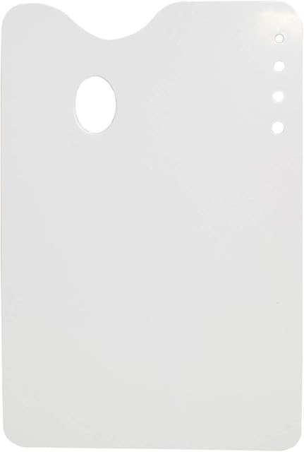 Artway Large Rectangular Paint Palette 14" x 9" (355mm x 229mm), White