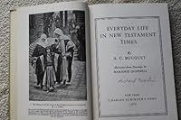 Everyday Life in New Testament Times B000GJAMWG Book Cover