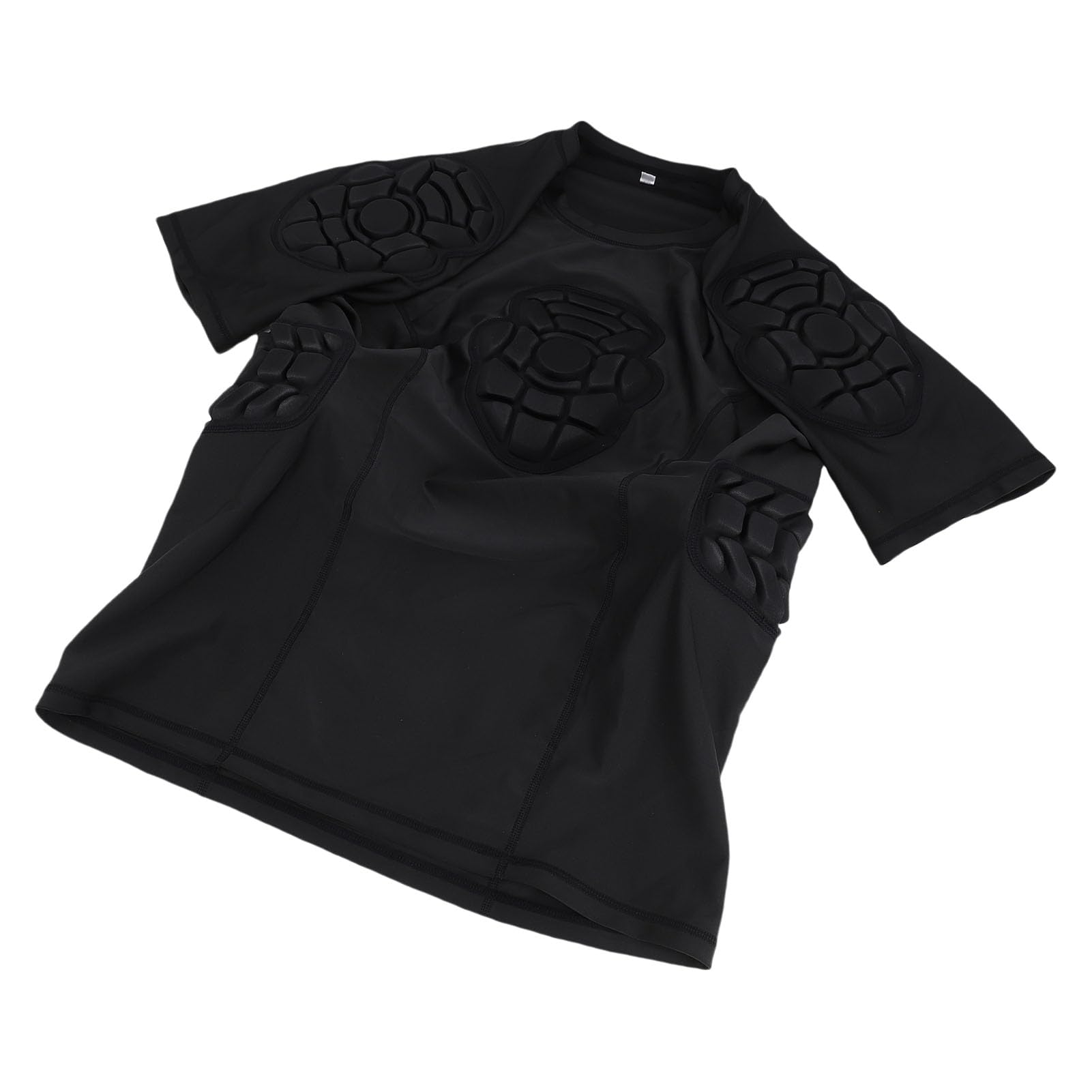 Sxhlseller Maglia da Calcio Imbottita, Maglia da Portiere con Imbottitura Protettiva in EVA e Design Traspirante a Nido d'Ape, Top a Compressione in Fibra di Poliuretano per Allenamento per Uomini