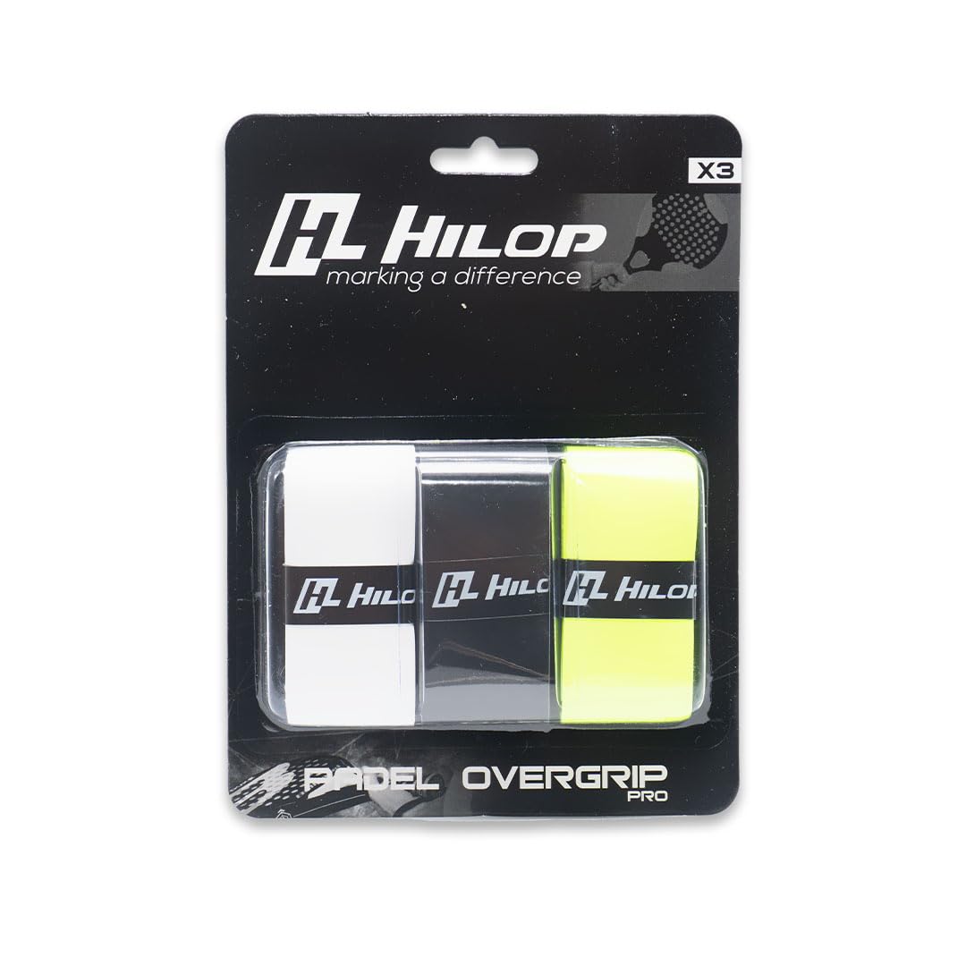 HILOP Padel OverGrip – Replacement Grip for Padel Racket – Cushioned & Textured Padel Grip for Superior Performance & Comfort – Universal Padel Grip