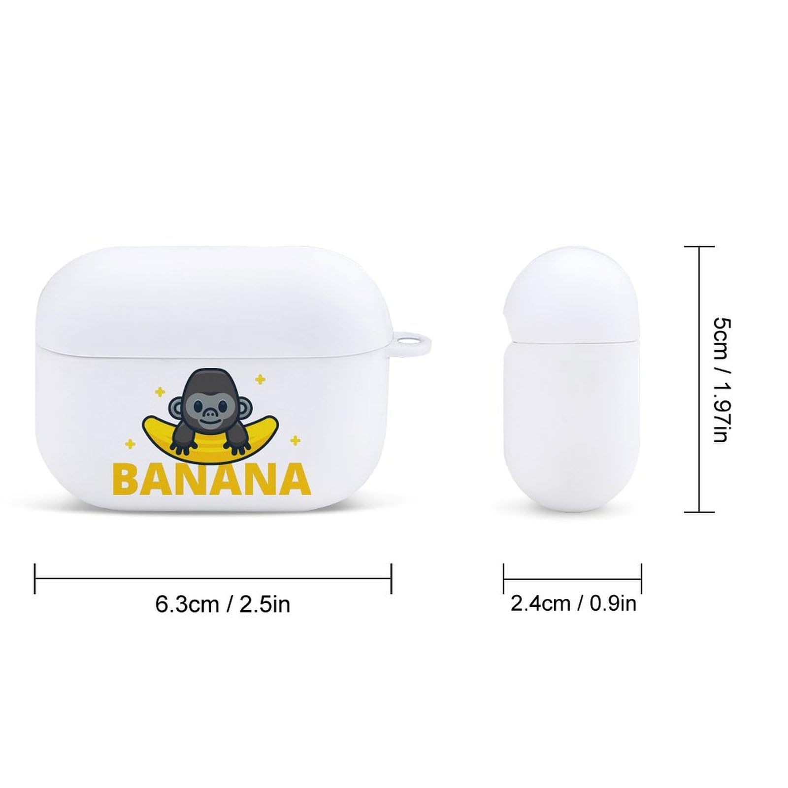Amazon | Airpods Pro2 ケース バナナ ゴリラ 猿柄 AirPods Proケース