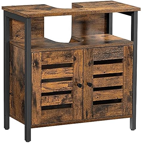 VASAGLE Armario de Lavabo, Mueble de baño, Armario de Almacenamiento Cover