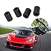 Spacer Riser, Car Aluminum Alloy Engine Hood Ventilation Spacer Riser Fit for 6mm Motor (Black)