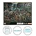 Aquarius Jurassic World Size Chart 3000pc Puzzle (3000 Piece Jigsaw Puzzle) - Glare Free - Precision Fit - Officially Licensed Jurassic World Merchandise & Collectibles - 42x35 Inches