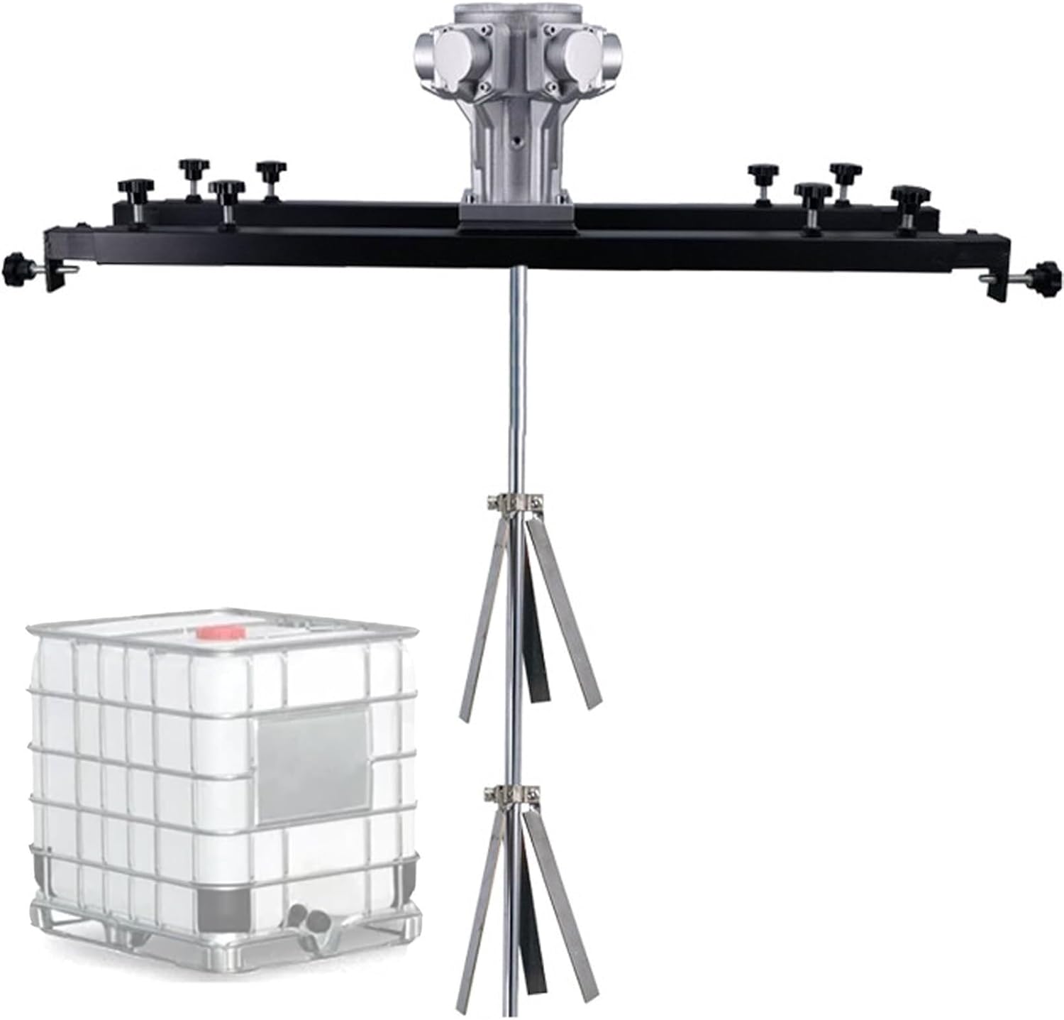 IBC Air Agitator, Pneumatic 1 Ton Tank Mixer Machine, Paint Stirring Machine, Mixing Rod Length 90CM, Portable Cement Mixer Mortar Plaster Paint(S400)