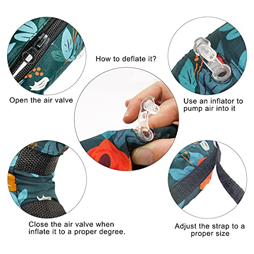 Protective Inflatable Collar for Dogs and Cats – Soft Pet Recovery Collar Does Not Block Vision, Prevents Pets from Touching Stitches, Wounds and Rashes (Floral, L) Protective Inflatable Collar for Dogs and Cats – Soft Pet Recovery Collar Does Not Block Vision, Prevents Pets from Touching Stitches, Wounds and Rashes (Floral, L)