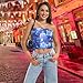 Vintage Birds Flower Butterfly Women's Strapless Crop Tops Sleeveless Strapless Bra Bandeau Sports Bra for Summer Party