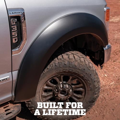 Image of Husky Liners Fender Flares Extend-A-Fender Style | Fits 2019-2026 Ram 2500 & 3500 | Front & Rear, 4-pc Black - 2805931