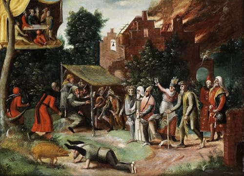 Tableaux l'enfer Hieronymus Bosch décoration chambre à coucher