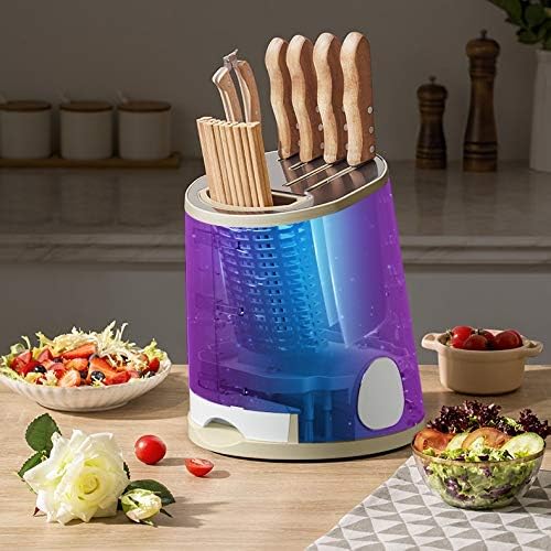 Intelligent Disinfection Machine Holder Cutter Chopstick Kitchen Rack Automatic Drying and Sharpening