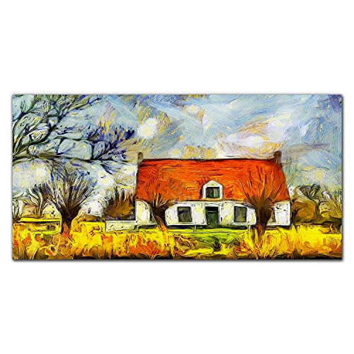 Impression sur verre de qualité premium 100x50cm éclatant pour une décoration murale luxe