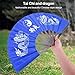 Alomejor Tai Chi Fan, Chinese Martial Arts Fan, Stainless Steel Construction, Lightweight Design, Durable, Perfect for Training, for Beginners, Advanc