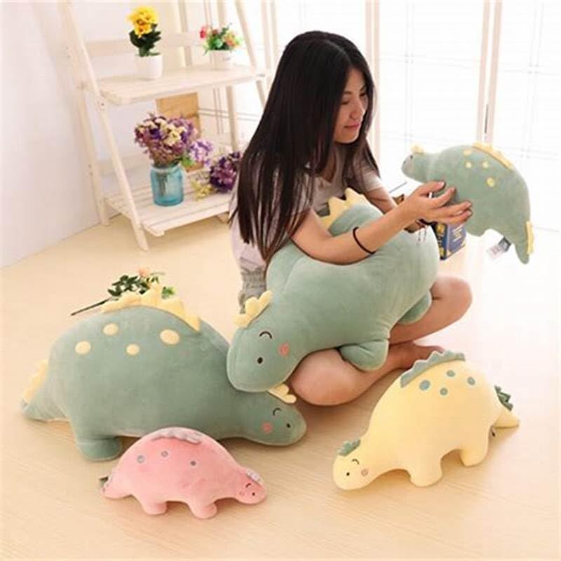 Image of HUG 'n' FEEL SOFT TOYS - Cute Dinosaur 35cm Soft Toy Plush Toy | Big Stuffed Animal | Ultra Soft, Huggable & Cuddly Gift for Kids, Girls, Boys | Perfect for Birthday, Valentine's Day
