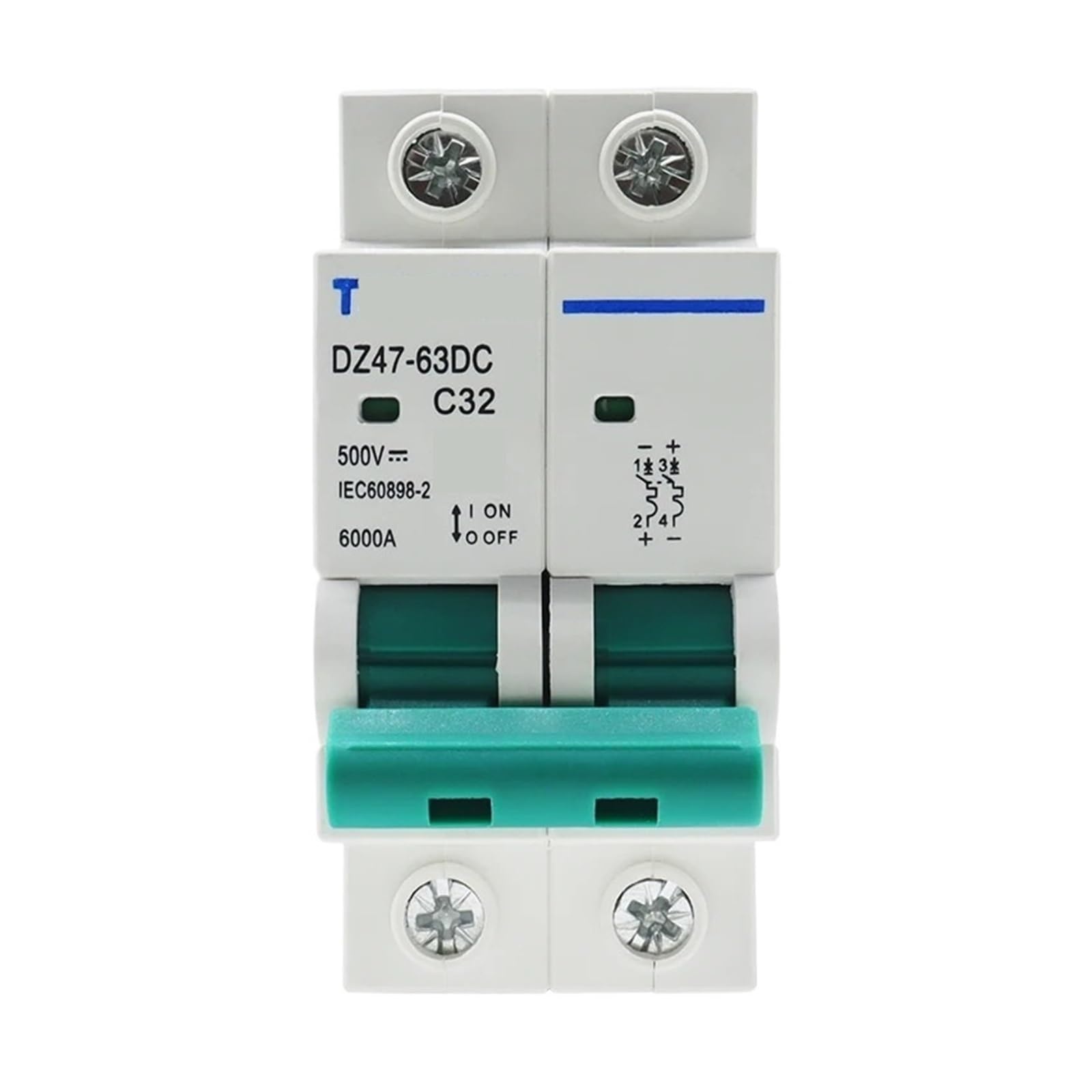 Interrupteur à air miniature DC boîtier MCB pour coffret électrique solaire - 4