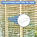 80PCS Plantation Shutter Repair Kit, Shutter-Repair-Pins for Blind Tilt Rod & Shutter Fasteners for Window Repair Shutter Fasteners Louver Hardware Kit