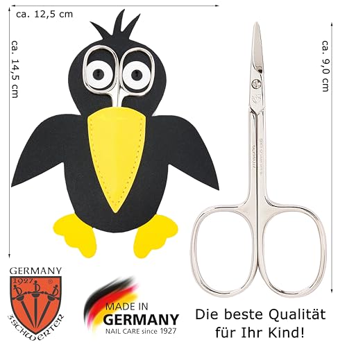 Nagelschere Drei Schwerter Germany Babyschere für Kinder mit Etui
