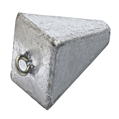 Plomb pyramide pour la pêche en mer de 141,7 g en lot de 3