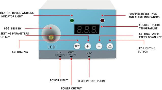 Digital Control Microcomputer Temperature Controller Thermostat HTMC-1