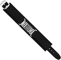 Vista 2 de Metallica Alchemy Rocks Logo Pulsera de cuero negro