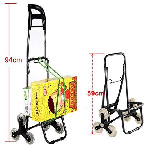 Rot Einkaufstrolley, 39.4L Extra große Reifen Abnehmbare regenfeste Tasche Regenbeutel Einkaufswagen, Gelten Supermarkt… – Bild 7