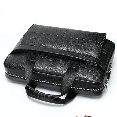 Maletín de Cuero para Laptop con Correa Ajustable miniatura 6