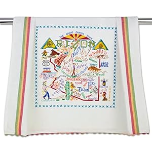 Catstudio Arizona Dish Towel - U.S. State Souvenir Kitchen and Hand Towel with Original Artwork - Perfect Tea Towels for Arizona Lovers, Travel Souvenir Catstudio Arizona Dish Towel US State Souvenir Kitchen and Hand Towel with Original Artwork Perfect Tea Towels for Arizona Lovers Travel Souvenir