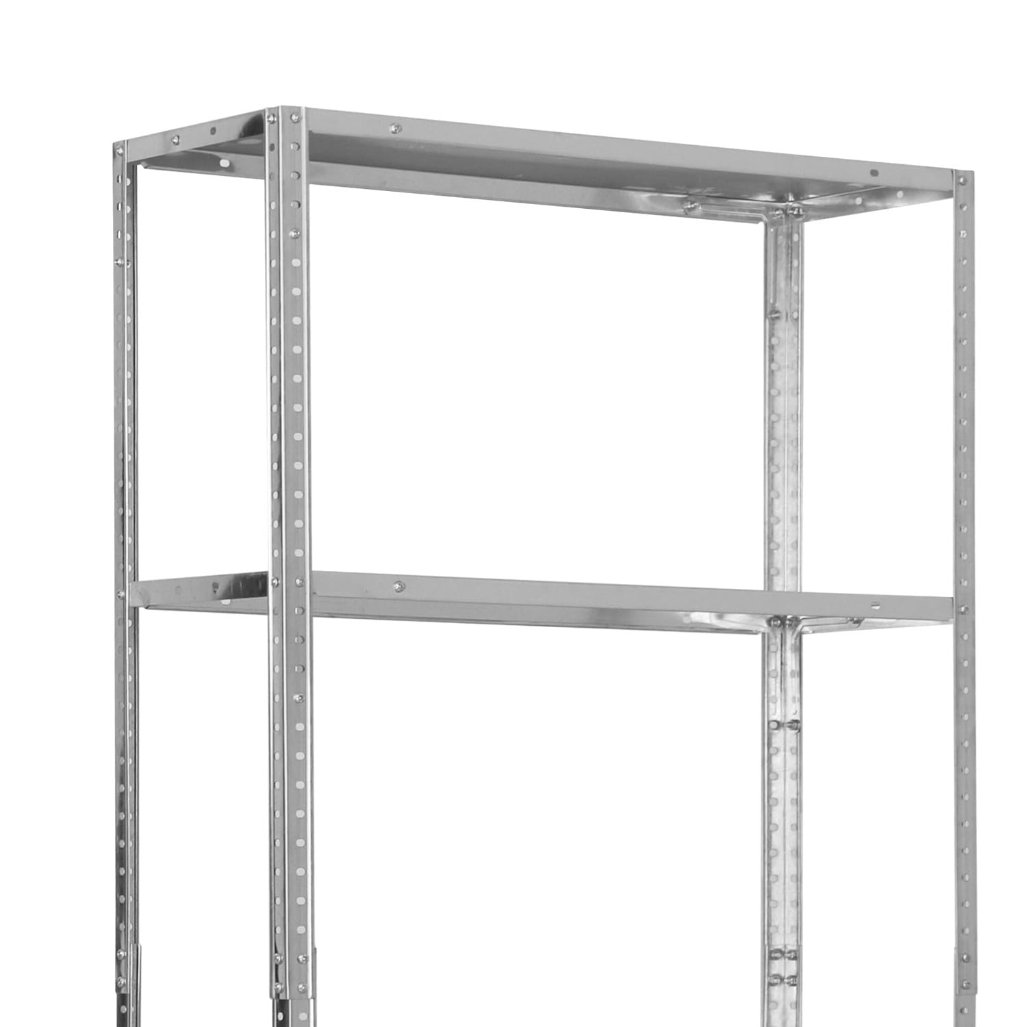 7H SEVEN HOUSE Pack 2 Estanterías Modulares Metálicas SteelSmart con 4 Baldas 160kg 145x30x70cm 7house