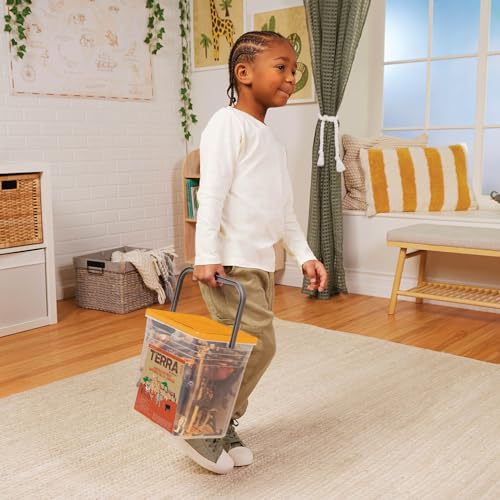 TERRA by Battat – Dschungelwelt – Dschungeltierfiguren & Zubehör – 60-Teile Spielzeug-Tier-Eimer für Kinder – Wildes Tier Spielzeug – Löwen, Gorillas, Zebras, Giraffen und mehr – 3 Jahre +