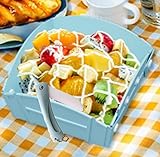 Camping Floded Cutting Silicone Board with Ceramic knife, Cutting, Plate mat, Cleaning basket All In One,Space-saving & easy to carry,Gifts for Campers Happy Camper,Camping Accessories for RV Campers