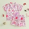 Kuriozud Birthday Girl Pajamas Silk Stain Pjs Shir... #1
