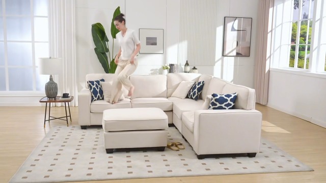 Amazon.com: Legend Vansen Oversized Modular Sectional Sofa,U/L
