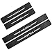 ZHFF 4Pcs Car Fibra Carbonio Battitacco Sottoporta, per Opel Astra J H G K Automobile Protezione Porta Soglia L'Usura Pedaliera Adesivi, Kick Plate Styling Sticker Accessori